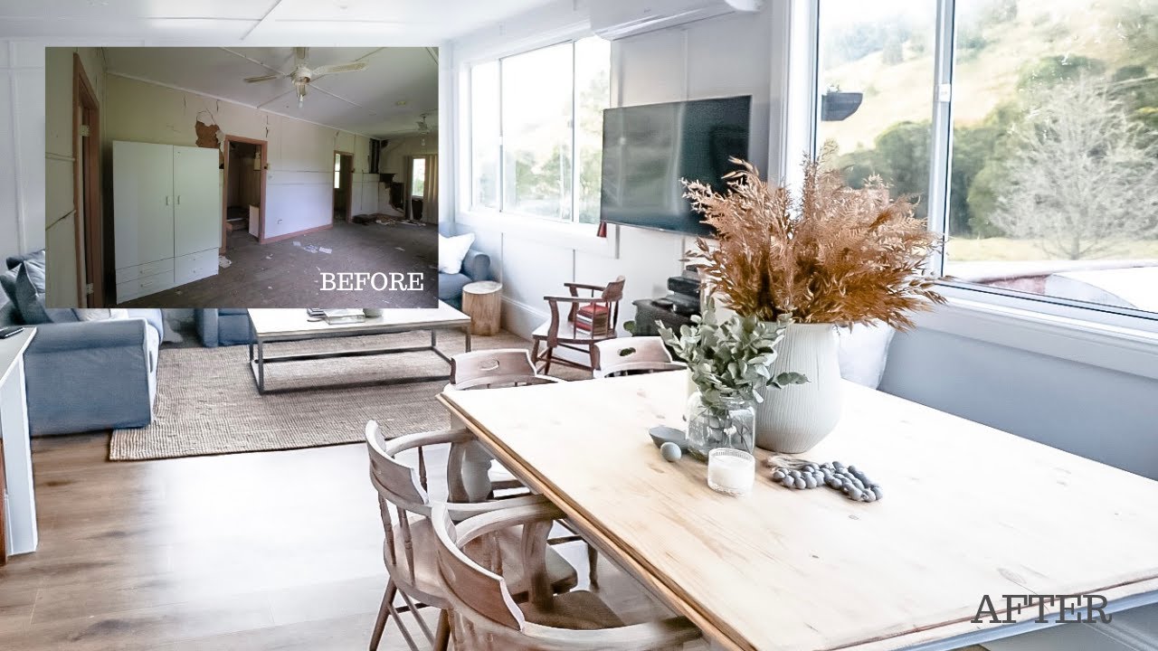 Farm HouseLiving & Dining Makeover |Naomi Findlay | Renovie