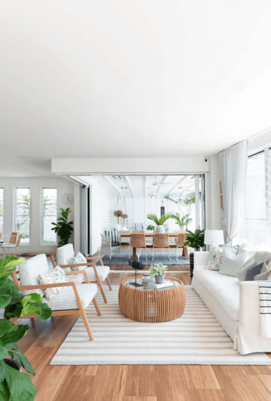Kingscliff beachside living room by Donna Guyler Design